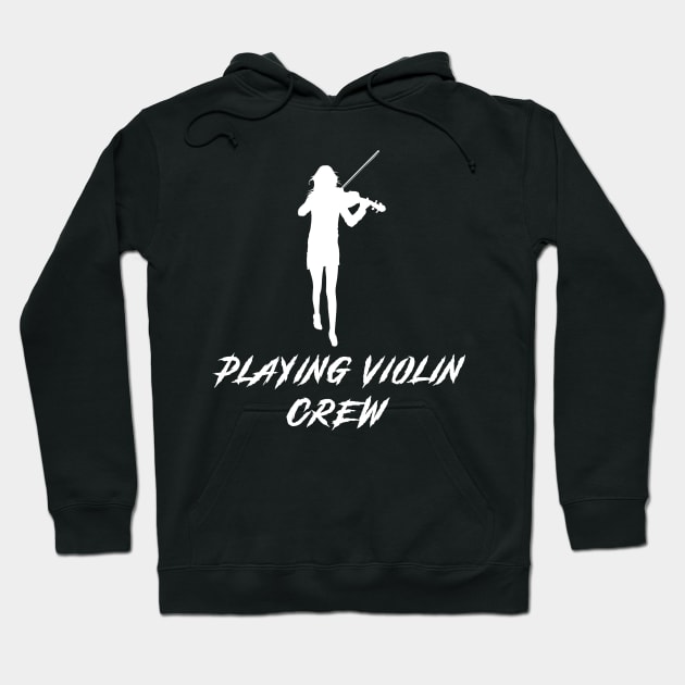 Violin Crew Awesome Tee: Striking Strings of Humor! Hoodie by MKGift